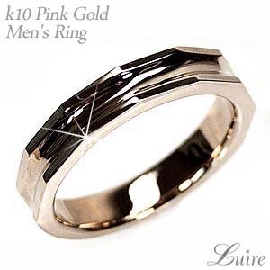 メンズリング ストレート シンプル 結婚指輪 K10ピンクゴールド マリッジリング 誕生日の通販は 32,676円