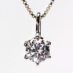 一粒石 0.15ct ダイヤモンド ペンダント プチネックレス K18イエロー 
