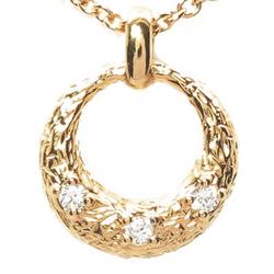 ダイヤモンド ネックレス 丸型 ダイヤ0.02ct ネックレス K18ピンクゴールドの通販は 17,136円