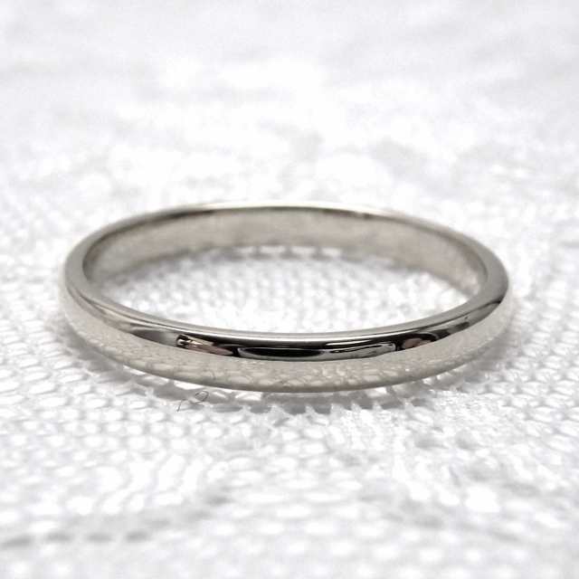 ペアリング 甲丸地金 結婚指輪 マリッジリング 2本セット
