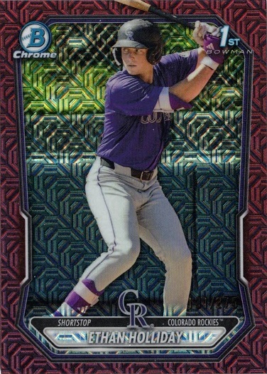 Ethan Holliday/イーサン・ホリデイ Base Prospects Serial 131/275 BCP-1 COL 2026 Bowman Baseball