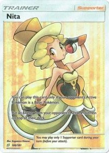 【海外版】ポケモンカード 180/181 ラニュイ/Nita(Full Art) (Ultra Rare) Team Up ランクAの通販は