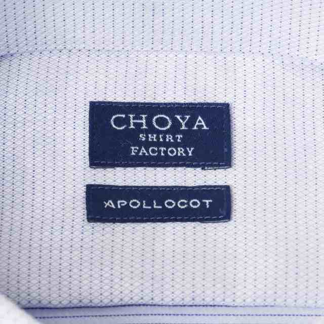 CHOYA SHIRT FACTORY 日清紡アポロコット ノーアイロン 長袖 ワイシャツ 形態安定【CFD916-260】