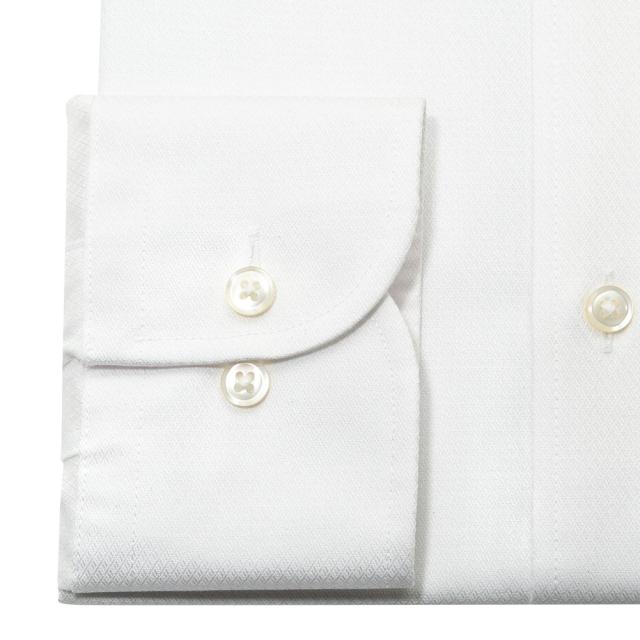 日清紡アポロコット スリムフィット 長袖 ワイシャツ スリムフィット