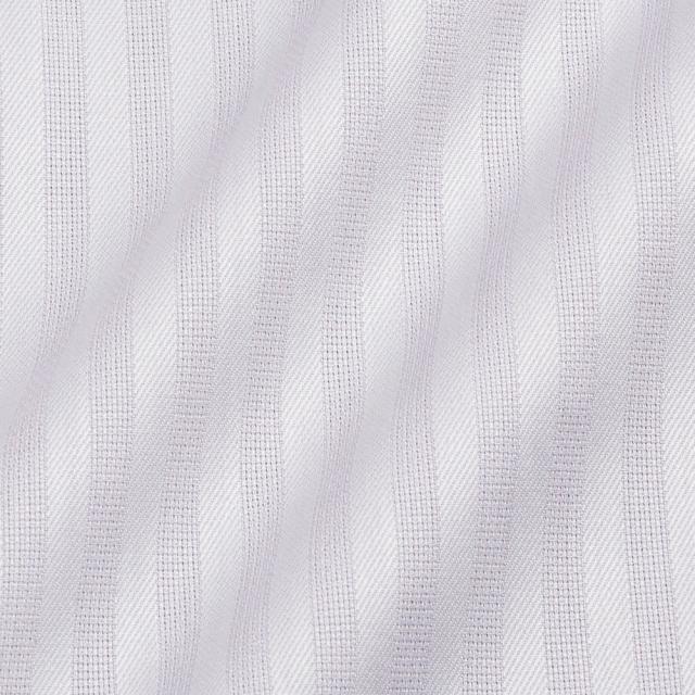 長袖 ワイシャツ メンズ 綿100％ 形態安定加工 ピンク ドビー ストライプ ワイドカラー CHO【CLD301-210】_2