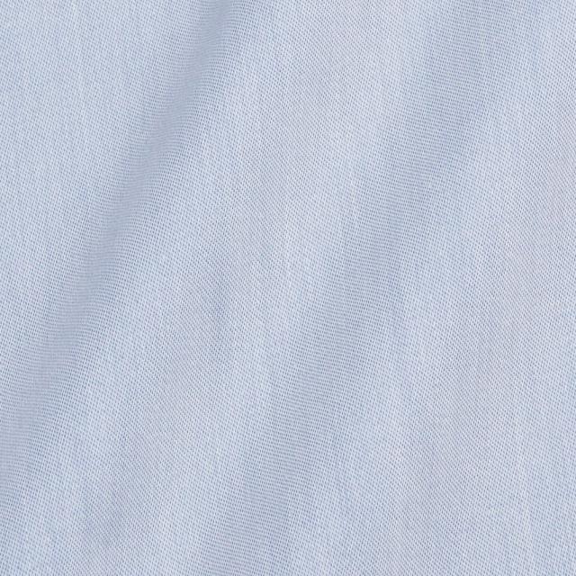 長袖 ワイシャツ メンズ 綿100％ 形態安定加工 ブルー 青 無地 スナップダウンカラー CHOY【CLD302-250】_2