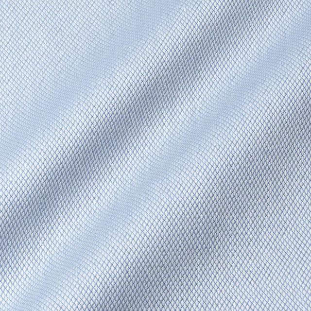 半袖シャツ ワイシャツ メンズ 綿100％ 形態安定加工 ブルー ドビー ボタンダウン　CHOYA CONTEMPORARY 【CLN600-250】_2