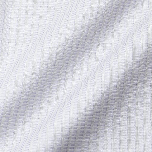 半袖シャツ ワイシャツ メンズ 綿100％ 形態安定加工 パープル 紫 ドビー スナップダウン CHOYA CONTEMPORARY【CLN605-260】_2