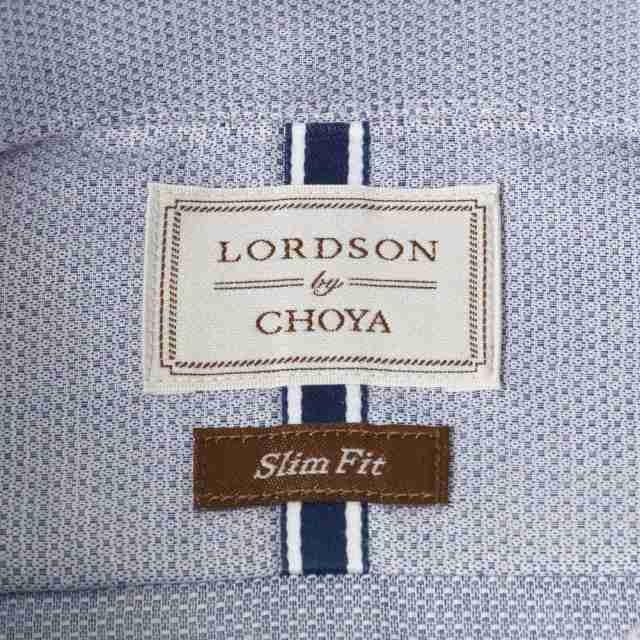 LORDSON by CHOYA Slim Fit 長袖 ワイシャツ メンズ カッタウェイ シャツ 【COD064-255】