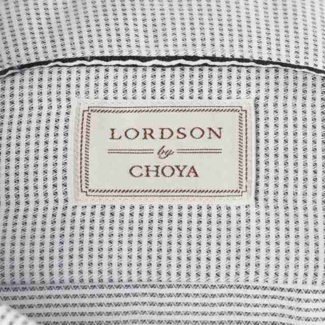 LORDSON by CHOYA 長袖 ワイシャツ メンズ 春夏秋冬 形態安定加工 グレードビー ス【COD916-285】