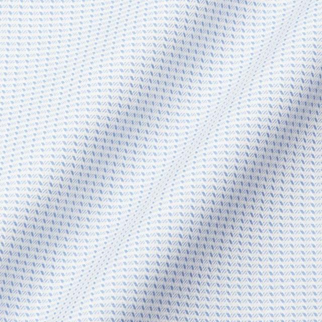 LORDSON by CHOYA 半袖 ワイシャツ メンズ 夏 形態安定加工 ブルー