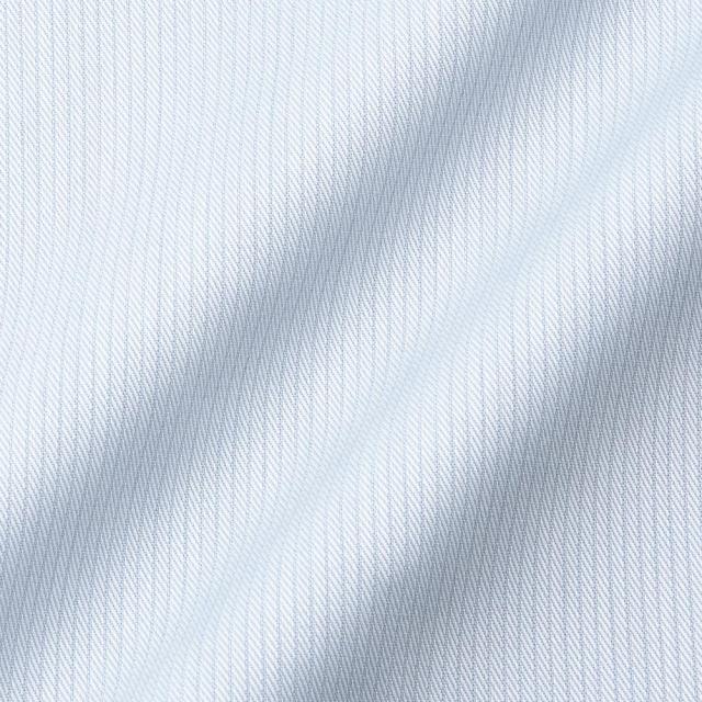LORDSON by CHOYA 半袖 ワイシャツ メンズ 夏 形態安定加工 ブルー ドビー ストラ【CON611-250】_2