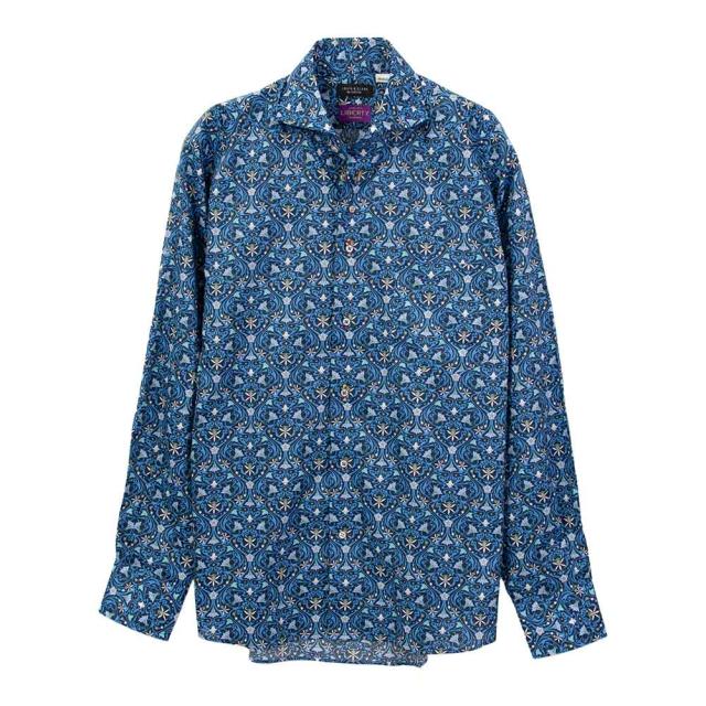 リバティプリント ゴースト･オーキッド タナローン ＜GHOST ORCHID＞ ブルー 花柄 フラ【RLD924-555】の通販は