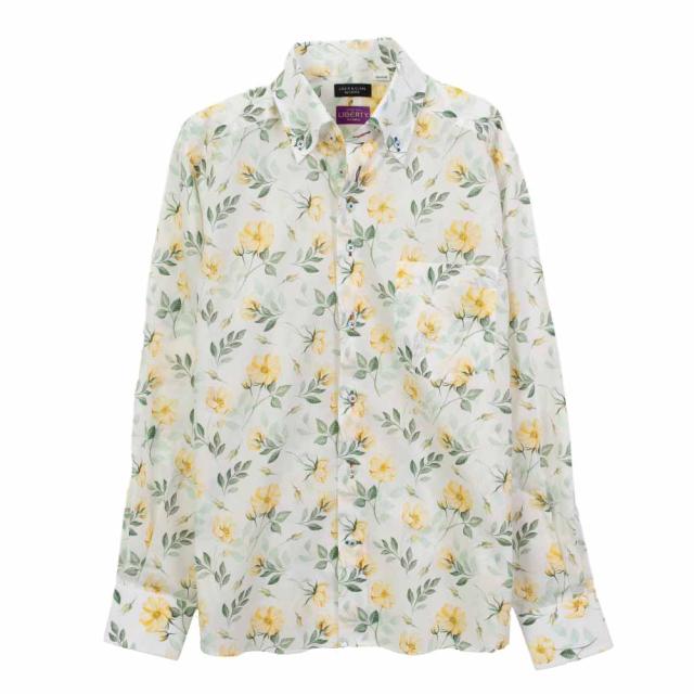 リバティプリント グリーナウェイズ･ローズ タナローン ＜Greenaway's Rose＞ グリー【RLD927-835】