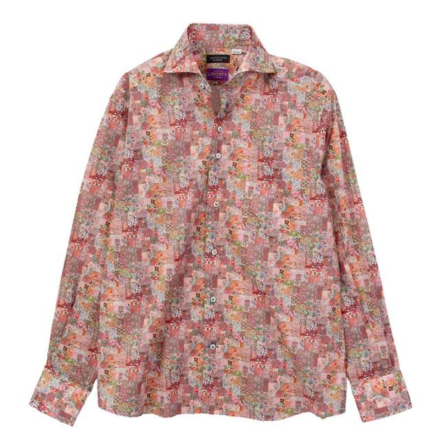 リバティプリント アーカイブ･パッチワーク タナローン ＜Archive Patchwork＞ ピン【RLD928-810】