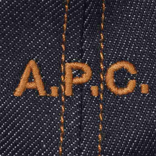 APC A.P.C. アーペーセー デニムキャップ 帽子 LOGO CAP ロゴキャップ ...