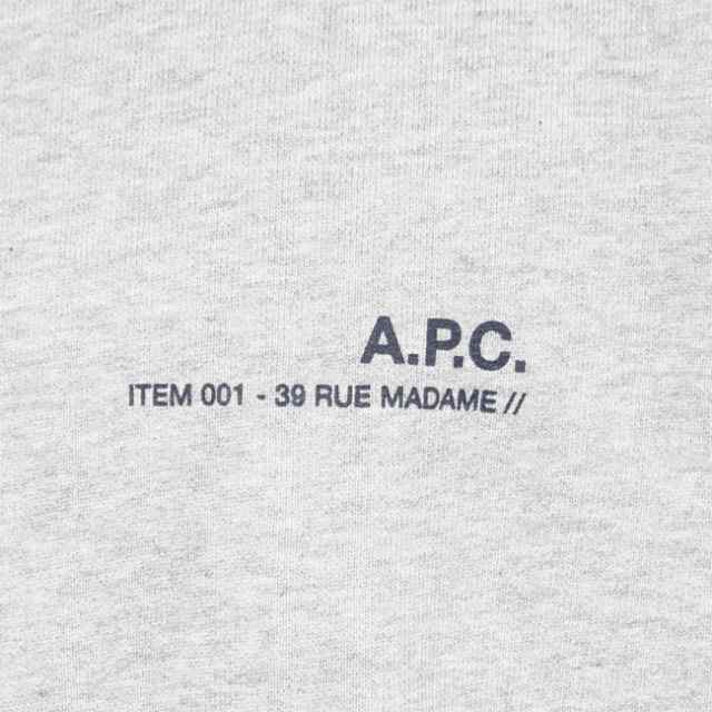 【新品未使用】 APC A.P.C. アーペーセー パーカー フーディ SWEATSHIRT スウェットシャツ コットン COFBQH27672 【Lサイズ/IAK DARK NAVY】