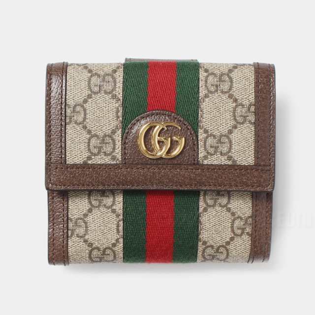 GUCCI グッチ 二つ折り財布 Ophidia GG french flap wallet オフィ