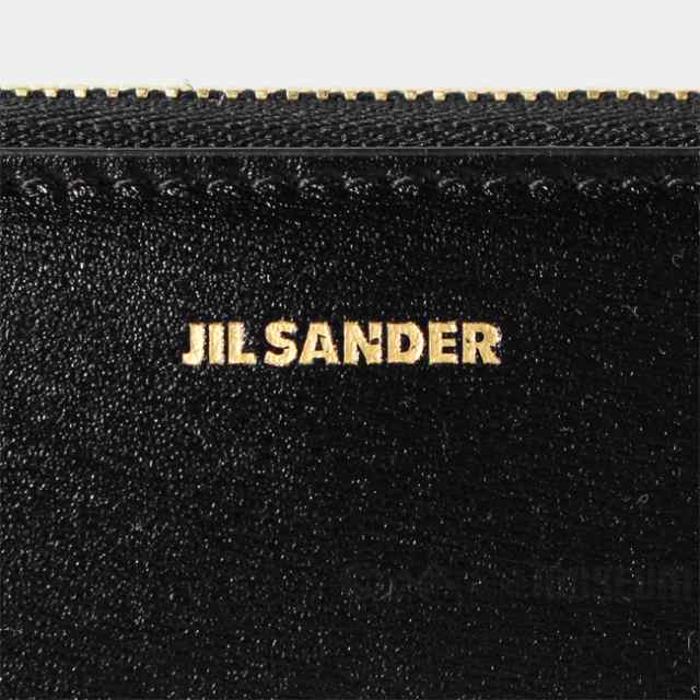 【新品未使用】 JIL SANDER ジルサンダー ZIP AROUND WALLET ジップアラウンドウォレット 長財布 レザー J07UI0005P4841 【BLACK】