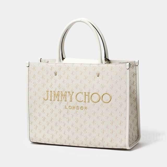 【新品未使用】 JIMMY CHOO ジミーチュウ トートバッグ ショルダーバッグ 2WAY AVENUE M TOTE-RUH レディース 【LATTE/GOLD/LIGHT GOLD】サイズ単位