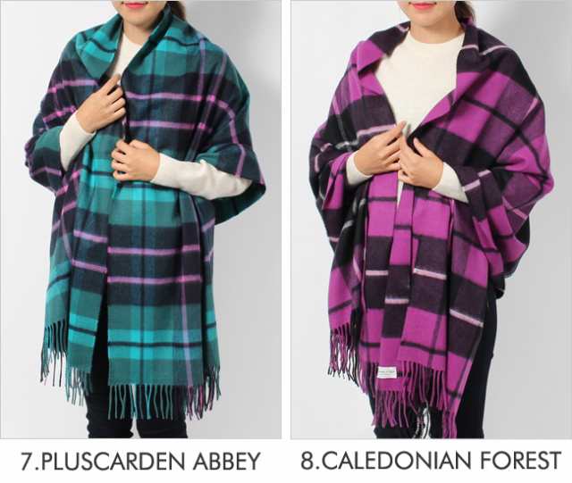 ジョンストンズ Johnstons カシミア ストール 大判 レディース カシミヤ Cashmere Tartans Stole WA56  タータンチェック 全5色 WA000056 ｜au PAY マーケット