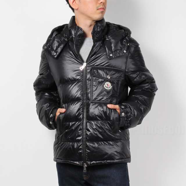 【新品未使用】 MONCLER モンクレール ダウンジャケット ダウンコート WOLLASTON ナイロン 1A00001-595ZZ 【2/BLACK】