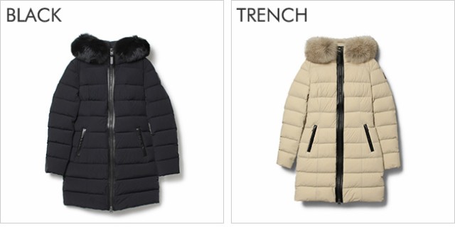 【新品未使用】 MACKAGE マッカージュ ダウンコート CALLA-BX 2WAYスーパーストレッチ レディース 【XS/TRENCH】