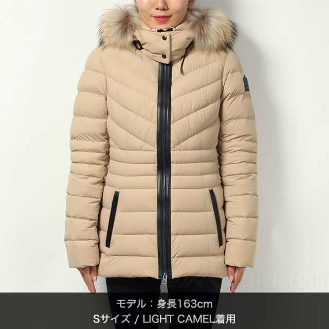 【新品未使用】 MACKAGE マッカージュ ダウンコート PATSY-F ファー付き レディース 【M/LIGHT CAMEL】サイズ単位