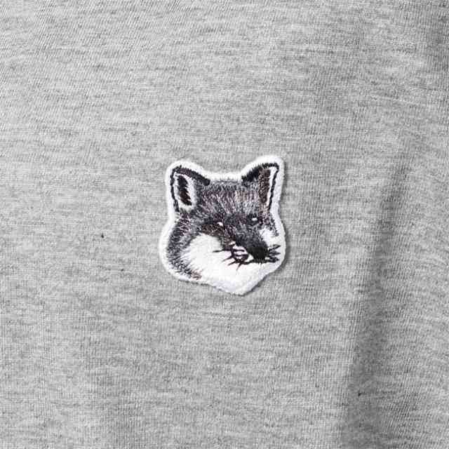 【新品未使用】 MAISON KITSUNE メゾンキツネ GREY FOX HEAD PATCH CLASSIC TEE-SHIRT Tシャツ カットソー 半袖 GM00118KJ0008 【XXS/BLACK】