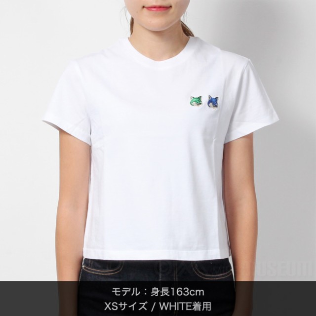 MAISON KITSUNE メゾンキツネ Tシャツ カットソー DOUBLE SEASONAL FOX ...