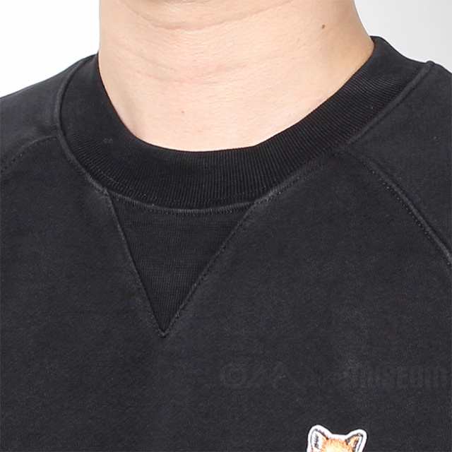 MAISON KITSUNE メゾンキツネ スウェット トレーナー FOX HEAD PATCH