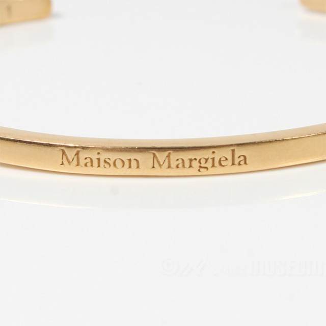 【新品未使用】 Maison Margiela メゾン マルジェラ ブレスレット アクセサリー Logo cuff ロゴカフ シルバー SM1UY0064SV0158 【06/PALLADIO BURATTATO】