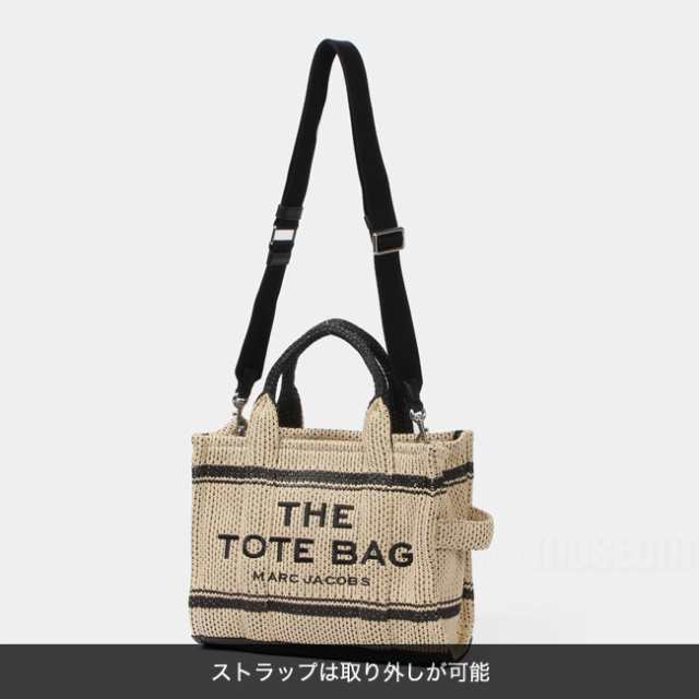 【新品未使用】 MARC JACOBS マークジェイコブス トート ショルダー THE STRAW JACQUARD MEDIUM TOTE BAG ザ ストロージャカードトートバッグミディアム H069M06PF22 【NATURAL】