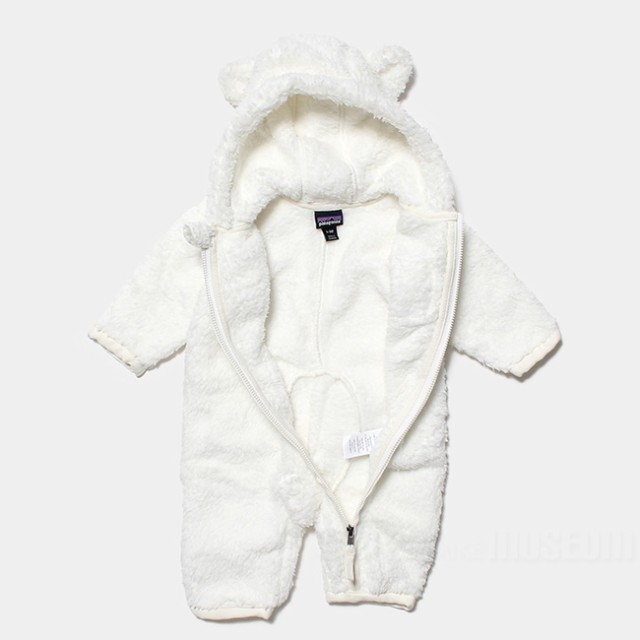 サイズ単位【新品未使用】 patagonia パタゴニア フリース ロンパース 着ぐるみ ベビー キッズ BABY FURRY FRIENDS BUNTING 60985 【6M(6ヶ月)/VENADO/SHROOM TAUPE】