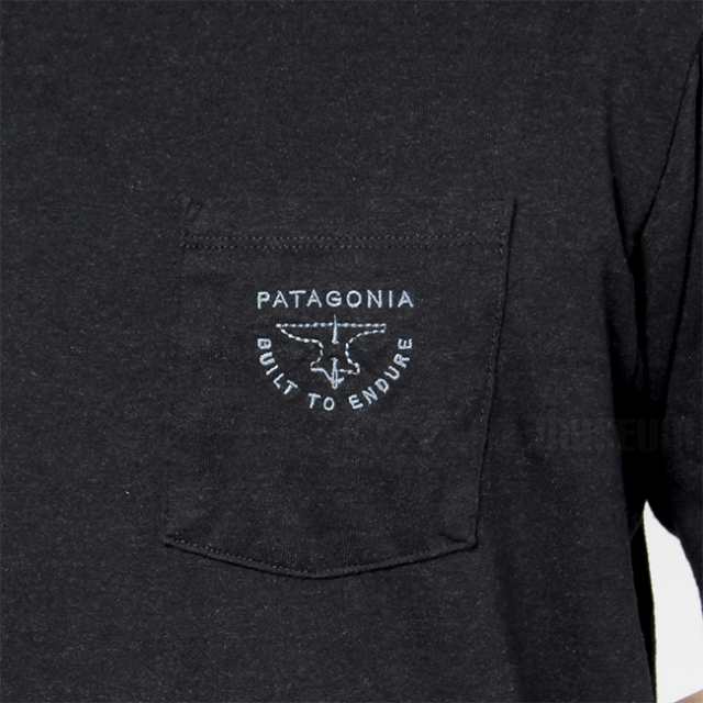 patagonia パタゴニア Tシャツ 半袖 ポケット FORGE MARK CREST POCKET RESPONSIBILI TEE  37656【ネコポス対応可】｜au PAY マーケット