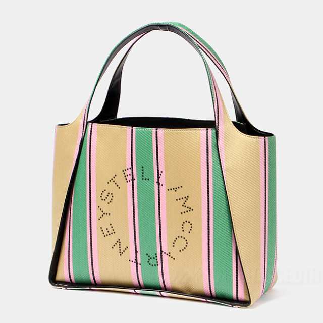 Stella McCartney ステラマッカトニー ステラロゴ ストライプ ラフィア ...並行輸入品