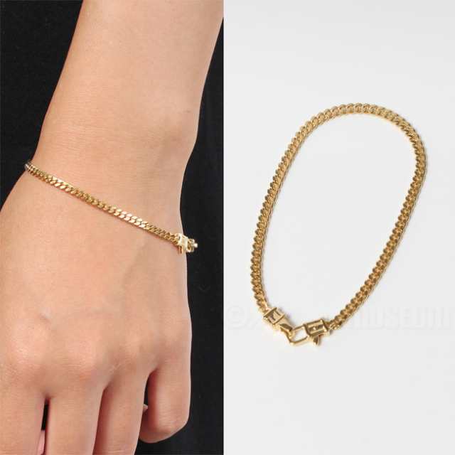 TOMWOOD トムウッド ブレスレット アクセサリー Curb Bracelet M Gold