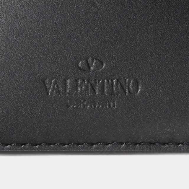 【15%OFFクーポン対象！10/10 23:59まで】VALENTINO ヴァレンティノ メンズ カードケース カードホルダー レザー  NERO/BIANCO 1Y2P0448LV｜au PAY マーケット