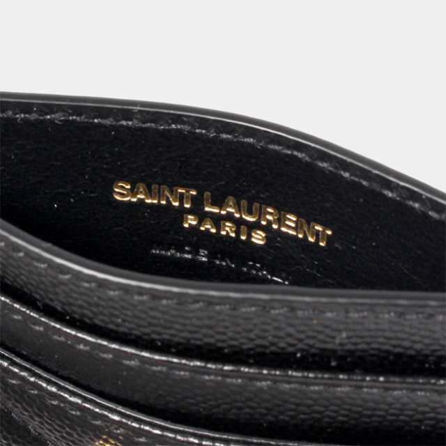 【新品未使用】 サンローラン パリ SAINT LAURENT PARIS ミニ 財布 カードホルダー YSL CREDIT CARD HOLD レザー 423291BOW01