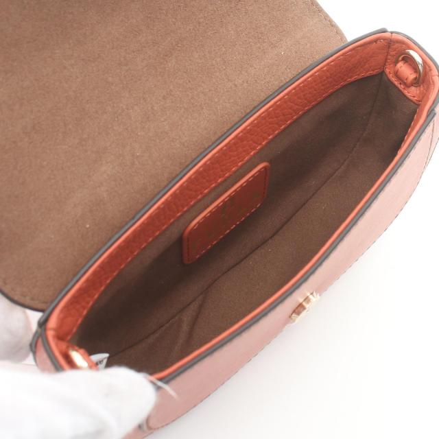 新品 FURLA フルラ クラブ2 ミニ ショルダーバッグ ブラウン レザー 新品 FURLA フルラ クラブ2 ミニ ショルダーバッグ ブラウン レザー