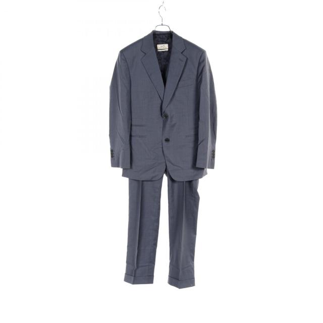 エルメス HERMES スーツ エルメス麻スーツ52ネイビー エルメス麻スーツ