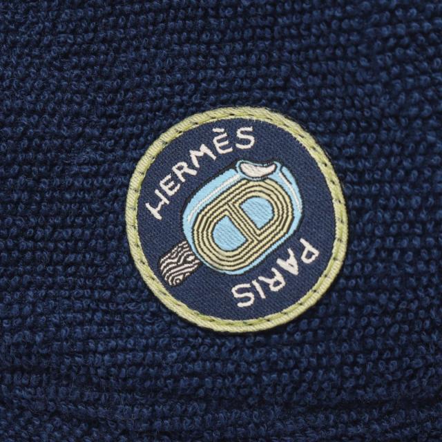 HERMES ネイビー バケットハット 57サイズ エルメス(HERMES)エルメス ハーパー バケット ハット 帽子