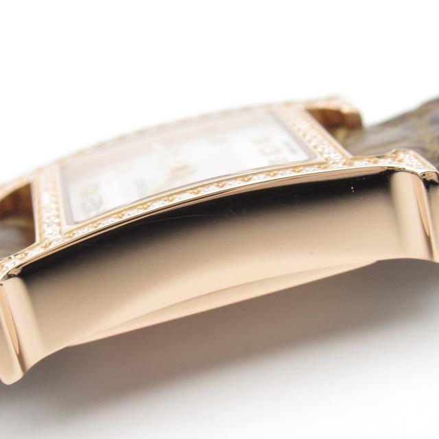 エルメス HERMES Hウォッチミニ ベゼルダイヤ/11Pダイヤ 腕時計 時計  