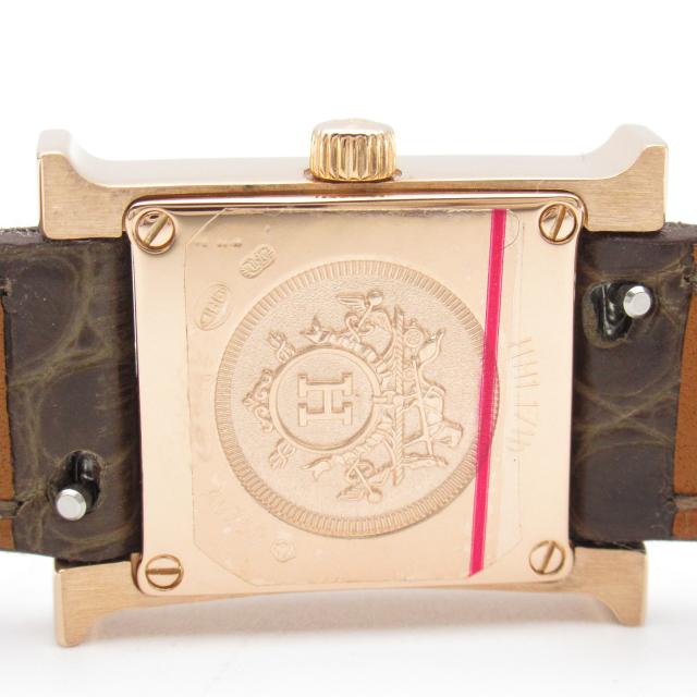 エルメス HERMES Hウォッチミニ ベゼルダイヤ/11Pダイヤ 腕時計 時計  