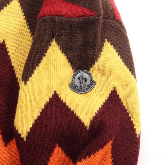 モンクレール MONCLER ニット 衣料品 トップス ウール メンズ レッド系 / マルチカラー 9030200 【中古】 その他ニット・セーター