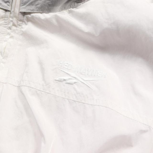 ヘドメイナー HED MAYNER HED MAYNER × Reebok フードジャケット 衣料品 アウター ナイロン メンズ ホワイト系 【中古】 その他ジャケット・アウター