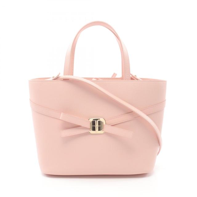 【最終SALE】美品♡サルバトーレフェラガモ♡スタディオバッグ♡ピンク Ferragamo Studio Box バッグ | ピンク | FARFETCH JP