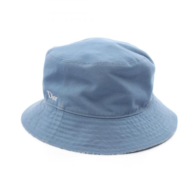 ディオール Dior オブリーク ハット 帽子 キャンバス メンズ ブルー系 / ホワイト系 393C906A592058559 【新品】
