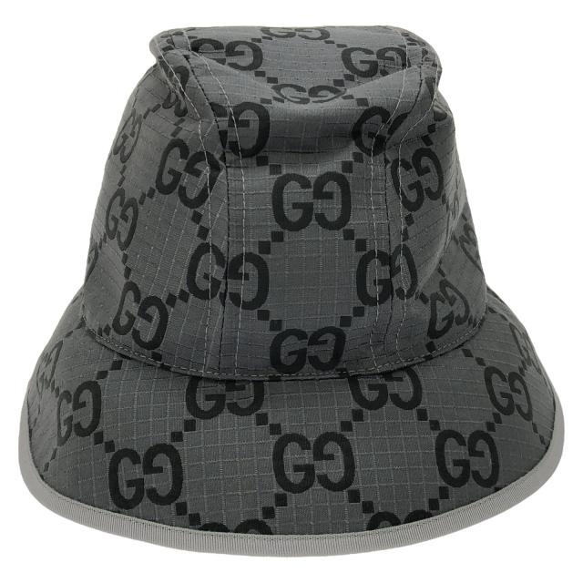 グッチ GUCCI ハット ハット 帽子 ポリエステル レディース グレー系 7683784HA5N1161L 【新品】