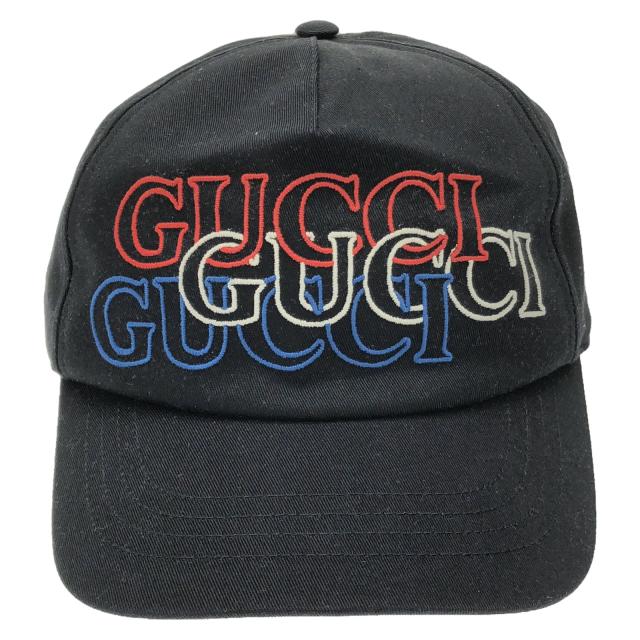 グッチ GUCCI ベースボールキャップ キャップ 帽子 コットン レディース ブラック系 7885484HA9X4100M 【新品】